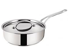 Tefal Jamie Oliver Premium Series antiadhÃ©sive Casserole et CouvercleÂ âÂ 24Â cm, en Acier Inoxydable