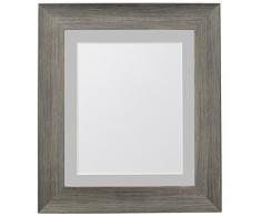 FRAMES BY POST Hygge Bear Creek Affiche de Photo Cadre, Plastique, Wolf Grey, 14 x 11 inches Image Size A4
