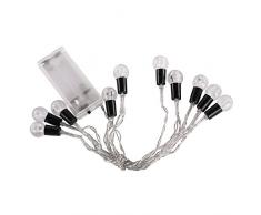 Rayher Guirlande Lumineuse LED avec Boules, Divers, crème, 1.1 X 0,8 x 0,35 cm