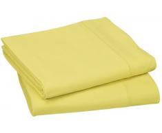 Blanc des Vosges Drap Coton Citron 180 x 290 cm