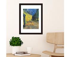 WALPLUS Terrasse de cafÃ© la Nuit de Van Gogh DÃ©coration Stickers muraux, Multicolore