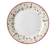 B&R Shanti Doppio Assiette Plate en Porcelaine Blanc Ã 27 cm
