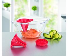 GOURMETmaxx 06552 DÃ©coupeur en Spirale | avec saladier de rÃ©cupÃ¨ration pratique |