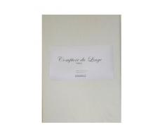 Comptoir du Linge ddh012020 Drap Housse Coton SupÃ©rieur Blanc 200 x 200 cm