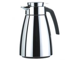 Emsa 513809 BELL Pichet isotherme, Aroma Diamond, Acier inoxydable, Fermeture Quick Tip, 1,0 L chrome