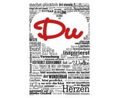 Empire Poster – Motivational – du Machst glücklich – Taille (cm), env. 61 x 91,5 - Poster