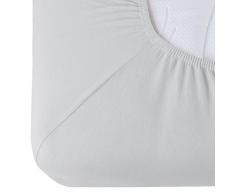 CelinaTex Relax Drap-Housse lit sommier tapissier Lits à Eau Coton 140x200-160x220 cm Gris argenté