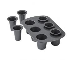 Moule à Cookies en Forme de Verre à Shot, 6 Empreintes