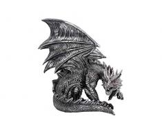 Nemesis Now Figurine Obsidienne Argent 27 cm RÃ©sine Taille Unique