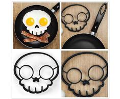 Shatchi Moule en silicone anti-adhÃ©sif en forme de tÃªte de mort