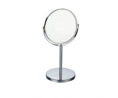 Zeller 18410 Miroir sur pied Chrome Ø 17 x 15 x 18 cm