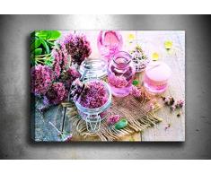 Bonamaison Peinture sur toile, multicolore, 40 x 60 cm - Conçu et fabriqué en Turquie