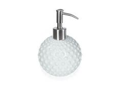 Möve Pearl, Distributeur de Savon, Snow, 9,5 x 9,5 x 15 cm