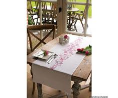 Kit chemin de table Fantaisie en rose et mauve