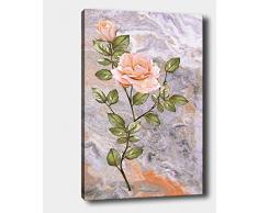 Bonamaison Peinture sur toile, multicolore, 30 x 40 cm - Conçu et fabriqué en Turquie