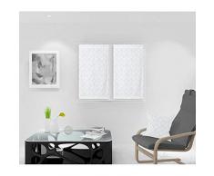 Soleil docre Kiel Brise bise, Voile, Polyester, Blanc, 45 x 90 cm