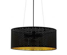 Eglo Lampe Noir Suspension 3 ampoules Noir