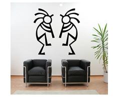 TATOUTEX Stickers Duo de Danseurs - Bordeaux, L 20cm x H 20cm