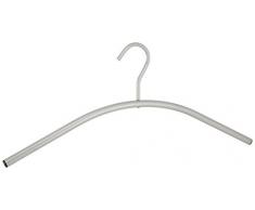 Wenko 17213510100 Cintre Mono cintre pour VÃªtements, MÃ©tal, 44,5 cm, Aluminium Brillant