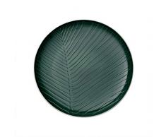 like. by Villeroy & Boch â its my match Assiette Leaf, 24 cm, Porcelaine Premium, Vert