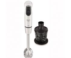 Krups Perfect Mix 5000Â Plus Mixeur plongeant et hachoir 0,8 l 600Â W 250 mm en acier Gris, Blanc