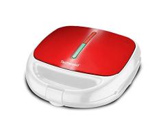 Techwood GAUFRIER + CROQUE + GRILL, Rouge