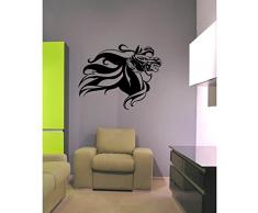 TATOUTEX Stickers Cheval crinière au Vent - Or, L 70cm x H 52cm