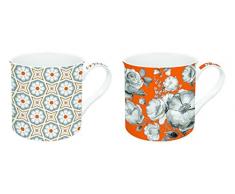 R2S 178TCOB Trend & Colors Coffret 2 Mugs 30 cl Porcelaine Orange 30 x 15 x 15 cm 2 unité(s)