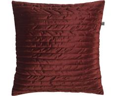 Dutch Decor Coussin Samla 50x50 cm Bordeaux - Coussins Déco - Oreiller Décoratif - Déhoussable - Zippé