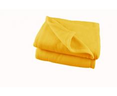POYET MOTTE POLEX Couverture polaire Polyester Jonquille 220 x 240 cm