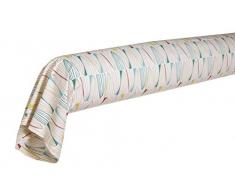 Blanc des Vosges Diva Taie de traversin, Percale 100% Coton, Celadon, 190 cm