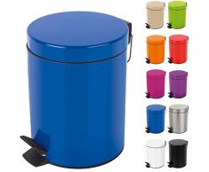 Spirella Poubelle Sydney Bleu 3 l
