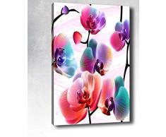 Bonamaison Peinture sur toile, multicolore, 70 x 100 cm - Conçu et fabriqué en Turquie