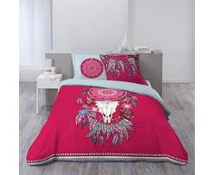 Ligne Douceur Chenoa Parure DE Couette, Multicolore, 200 x 200 CM