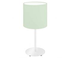 EGLO 97382 Lampe de Table, Acier, E27, 60 W, Weiss