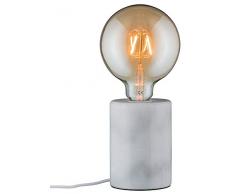 Paulmann 79601 Neordic Nordin Lampe de table, max. 1x20W, E27, Blanc, 230V, Marbre