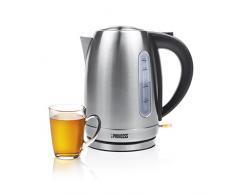 Bouilloire en inox sans fil 1,7 litres - filtre et indicateur de niveau - résistance cachée - sans BPA