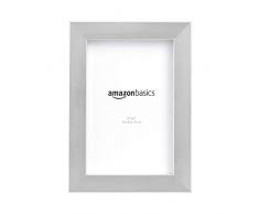AmazonBasics Cadre photo |10 x 15 cm, Nickel, Lot de 5