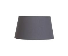 Abat-jour du Moulin CTBTTKAZA401G Abat-jour lampe KAZA Ã40 en Polycoton coloris Gris bague E27 Fabriqué en FRANCE, Texture/Structure métalique époxy Blanc