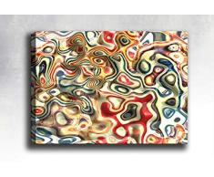 Bonamaison Peinture sur toile, multicolore, 70 x 100 cm - ConÃ§u et fabriquÃ© en Turquie