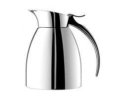 Emsa 502663 ELEGANZA Pichet isotherme, fermeture easy open, acier inoxydable, 0,3L