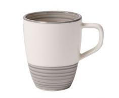 Villeroy & Boch Manufacture Gris Tasse à espresso/moka, handbemaltes vaisselle en haute qualité premium Gris, 90 ml, Porcelaine, Blanc, 8 x 8 x 6 cm