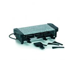 Kela 66663 appareil à raclette avec planche en granit, 8 personnes, Ceneri