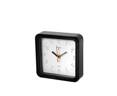 Home Horloge Cadre Mural, mÃ©tal, Blanc/Noir, 15Â cm