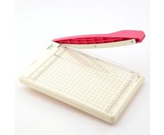 Vaessen Creative 2137-038 Massicot Trim Easy, 15,2 x 21,6 cm, Machine pour Couper Cartonné, Papier Mousse, Feutre, Feuilles de Liège et Autres Matériaux pour Loisirs Créatifs, Blanc, 6 x 8,5 cm