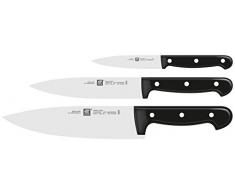 Zwilling 34930-006-0 Twin Chef Set de Couteaux Acier Inoxydable Noir 3 pièces