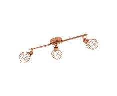 Eglo Lampe Plafonnier 3 ampoules cuivre