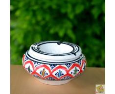 Yodeco - Cendrier marocain Bakir rouge - Moyen modÃ¨le