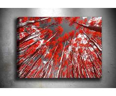 Bonamaison Peinture sur toile, multicolore, 70 x 100 cm - Conçu et fabriqué en Turquie