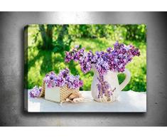 Bonamaison Peinture sur toile, multicolore, 50 x 70 cm